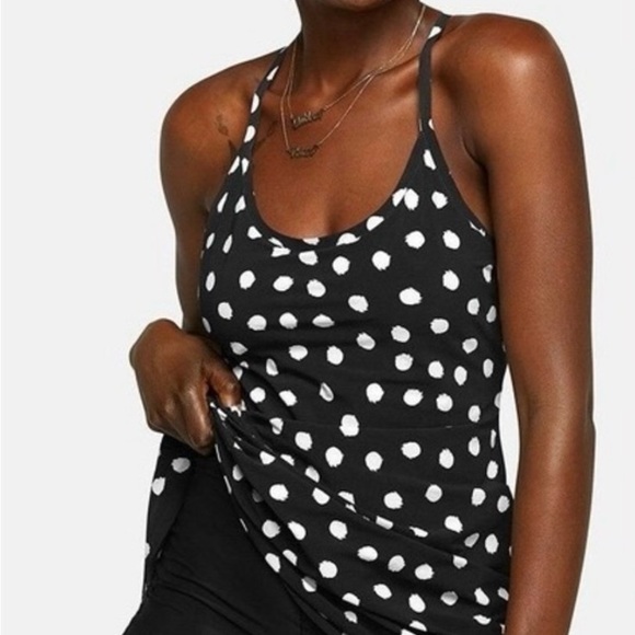 *BRAND NEW* Outdoor Voices Exercise Dress- Black and White Polka Dot - Picture 3 of 5